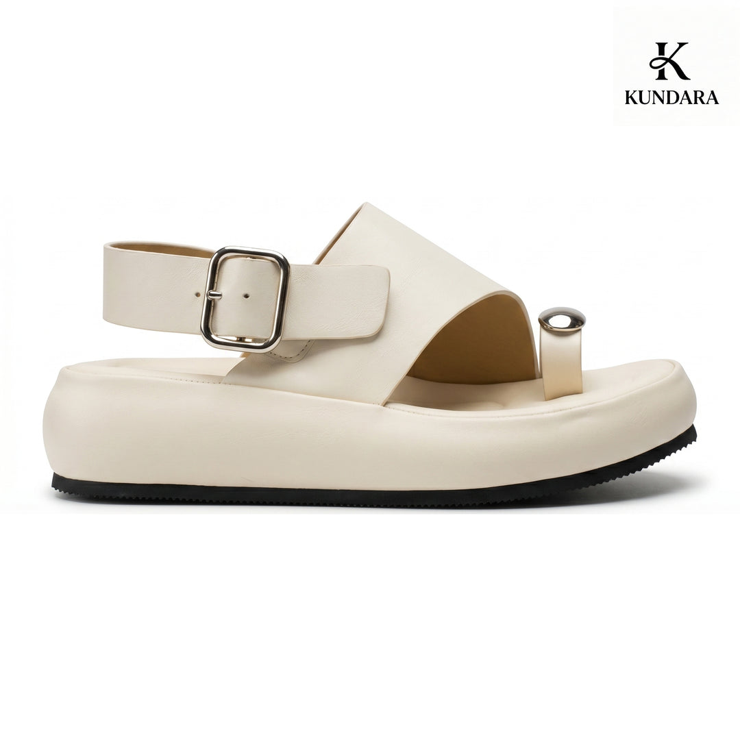 Nova Metallic Platform Sandal