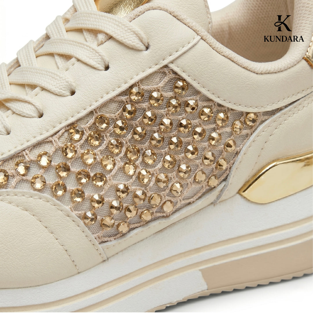 Aura Crystal Platform Sneakers
