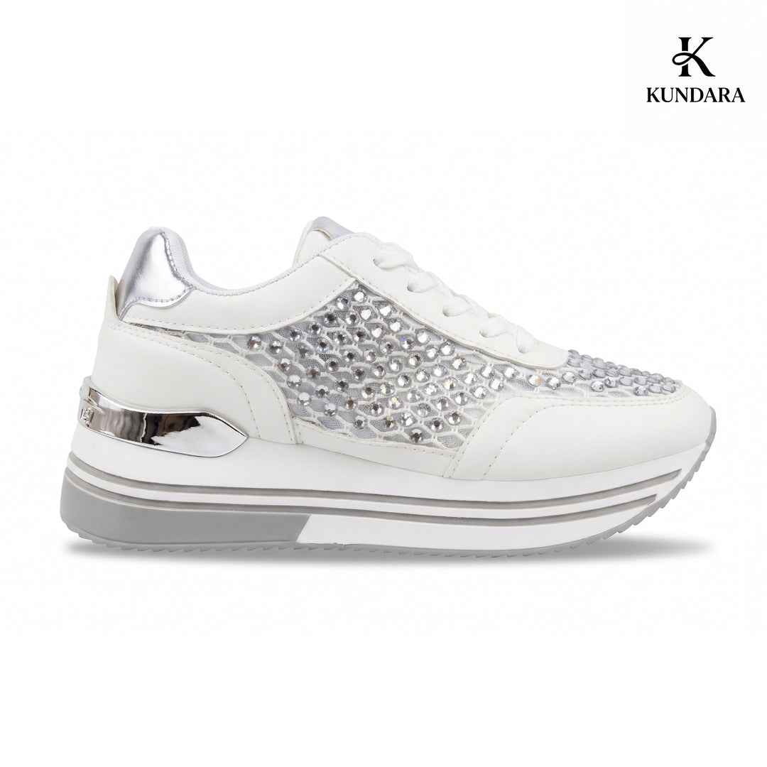 Aura Crystal Platform Sneakers