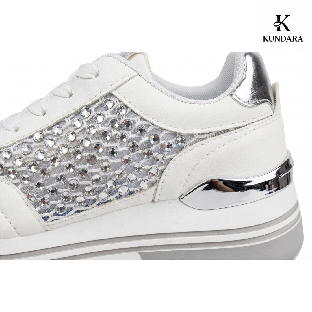 Aura Crystal Platform Sneakers