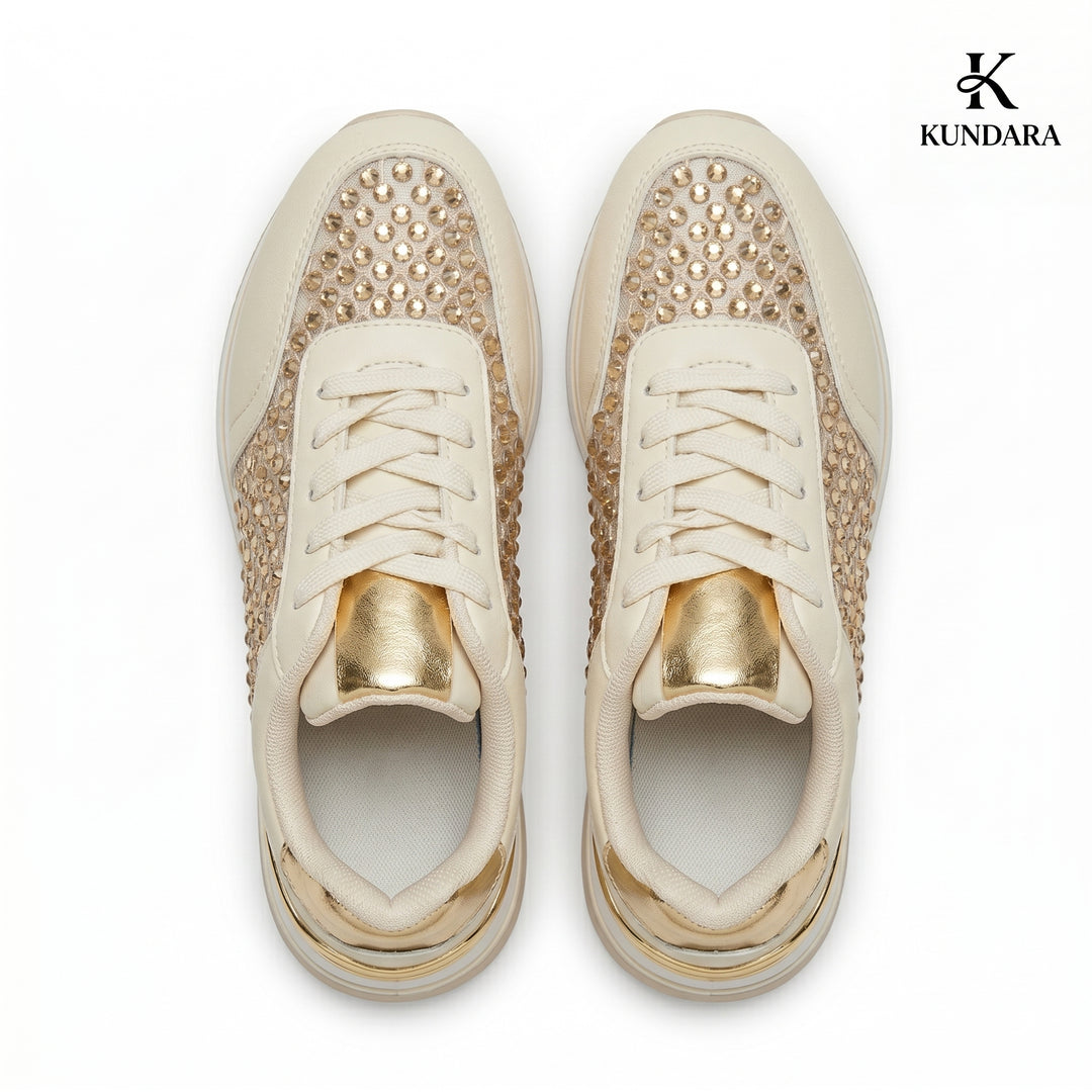 Aura Crystal Platform Sneakers