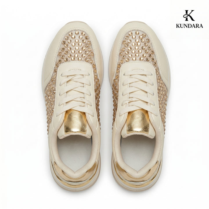 Aura Crystal Platform Sneakers