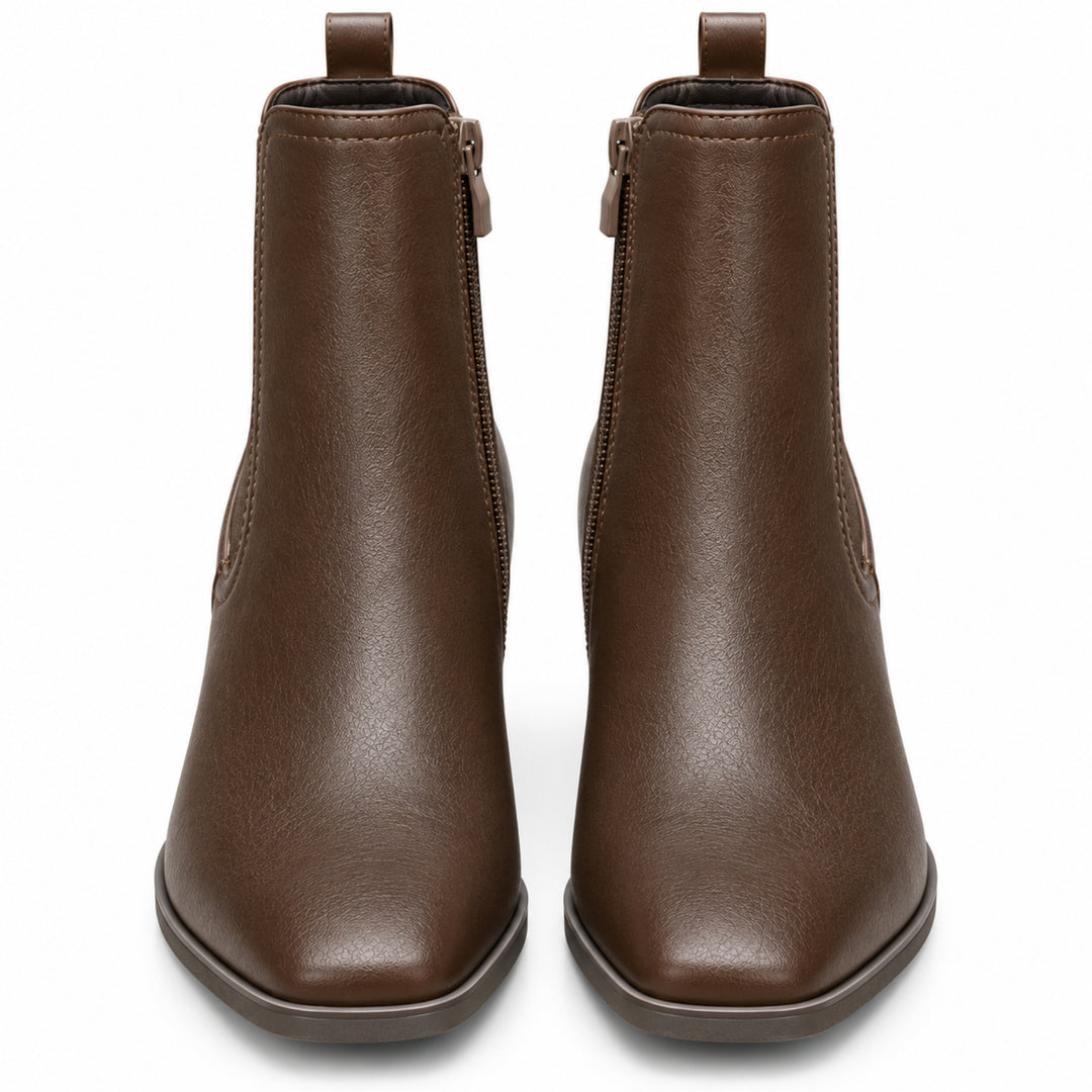 Camille Chelsea Block-Heel Ankle Boots