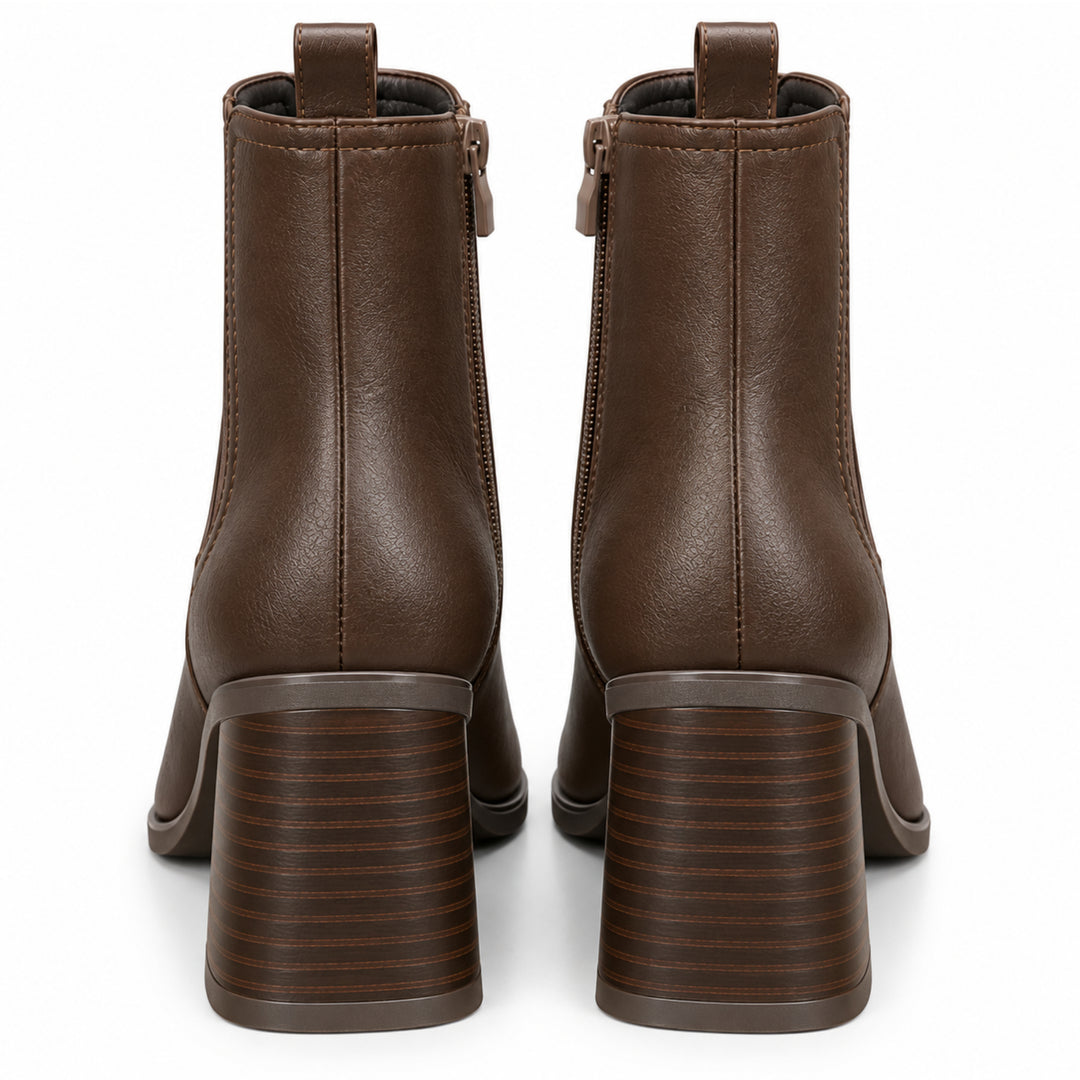 Camille Chelsea Block-Heel Ankle Boots