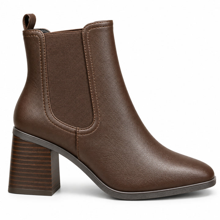 Camille Chelsea Block-Heel Ankle Boots