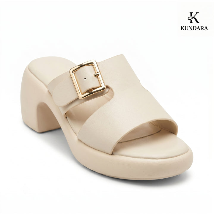 Harper Buckle Platform Mule