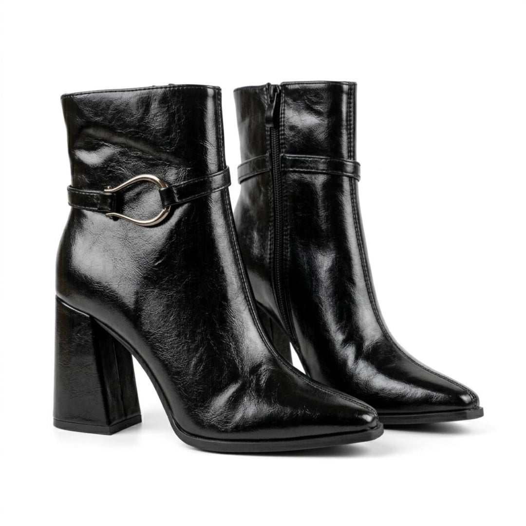 Celine Gold-Link Ankle Boots