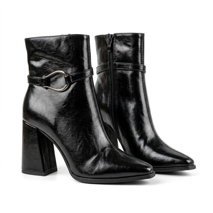 Celine Gold-Link Ankle Boots
