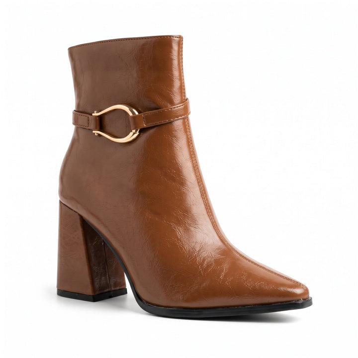 Celine Gold-Link Ankle Boots