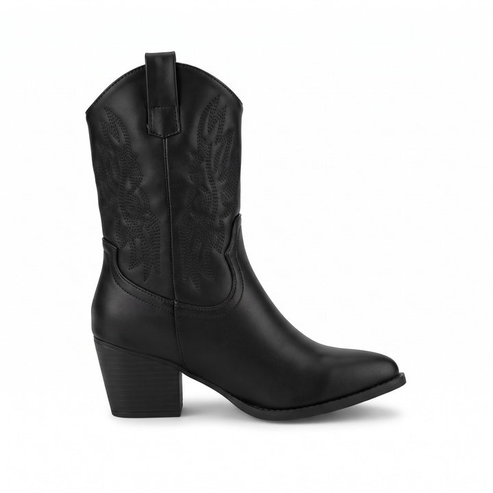 Stella Embroidered Western Cowboy Boots