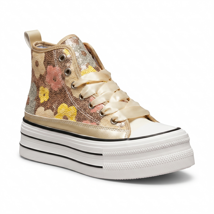 Aurora Bloom Platform Sneakers