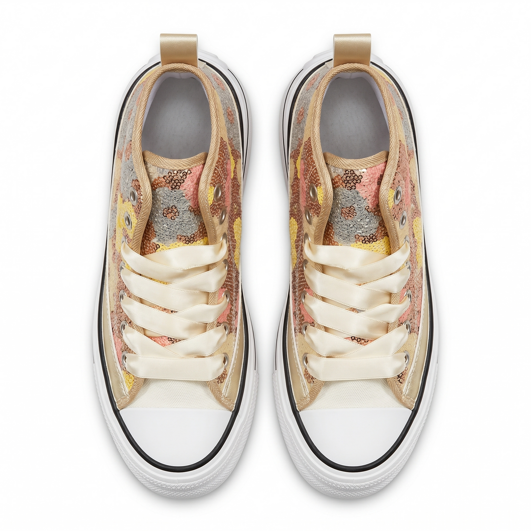 Aurora Bloom Platform Sneakers