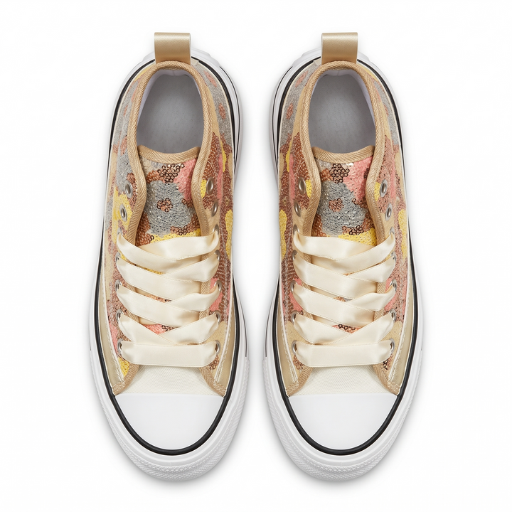 Aurora Bloom Platform Sneakers