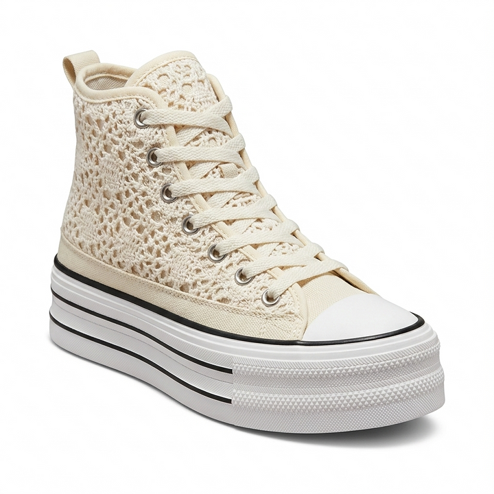 Luna Lace Platform Sneakers