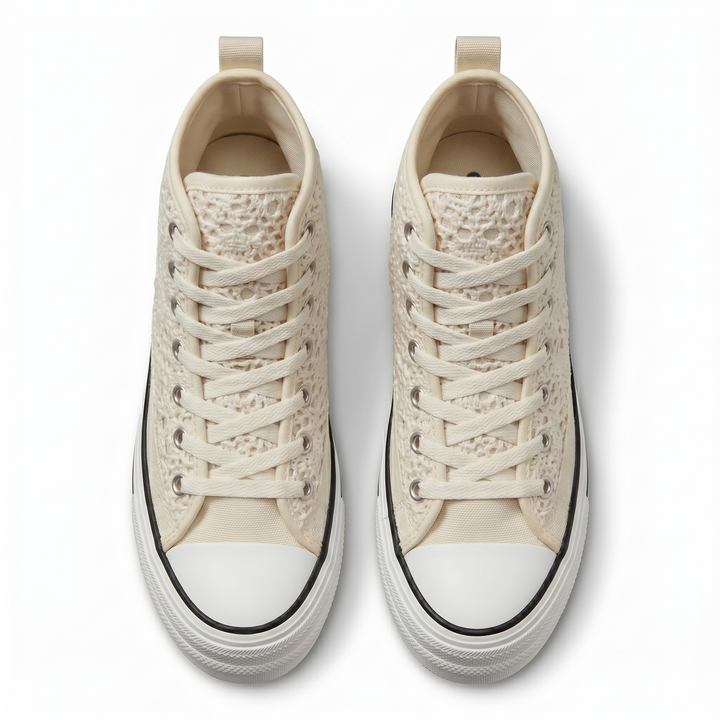 Luna Lace Platform Sneakers