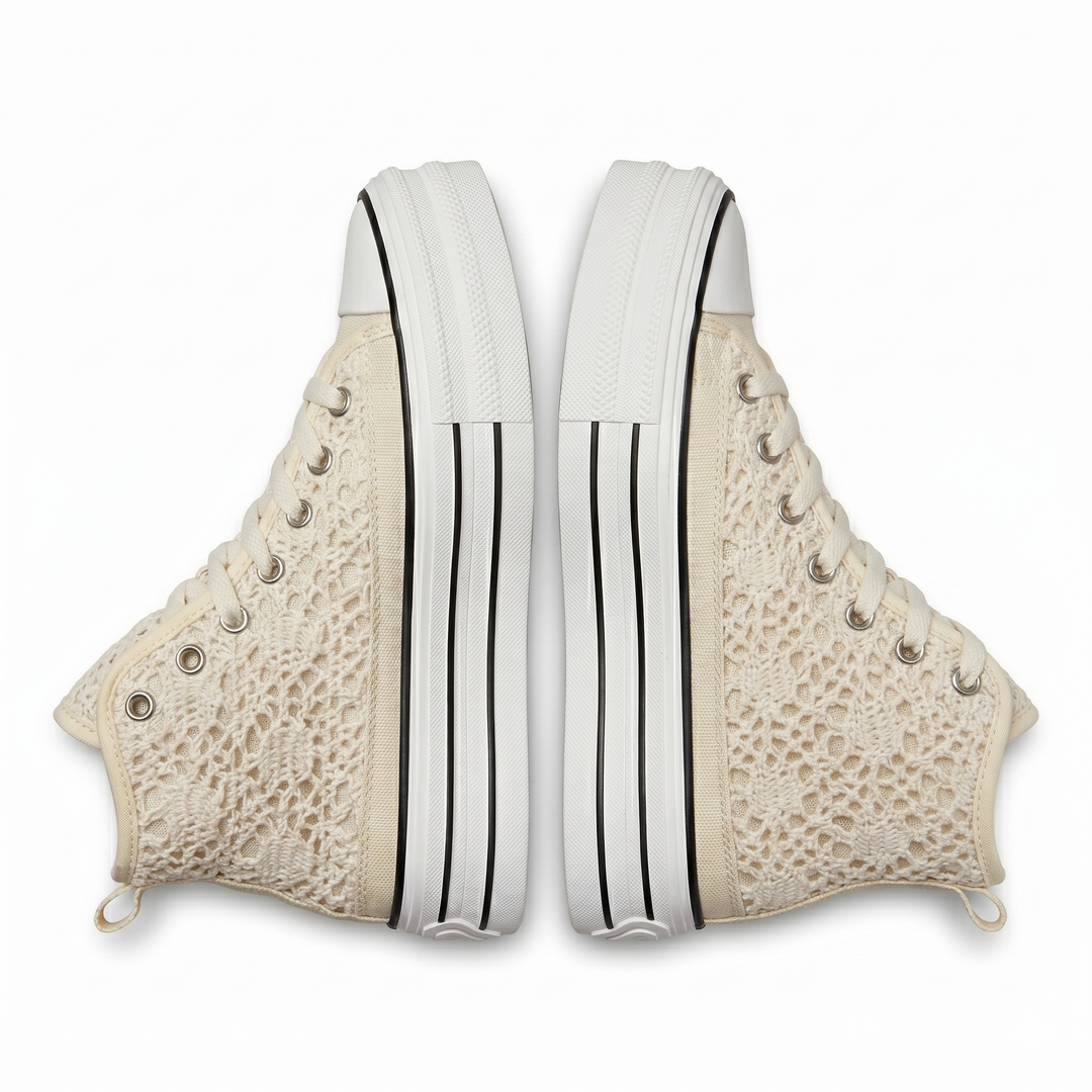 Luna Lace Platform Sneakers