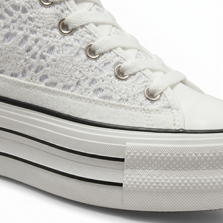 Luna Lace Platform Sneakers