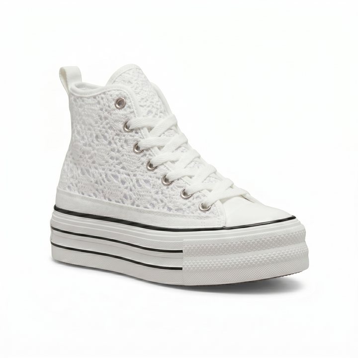 Luna Lace Platform Sneakers