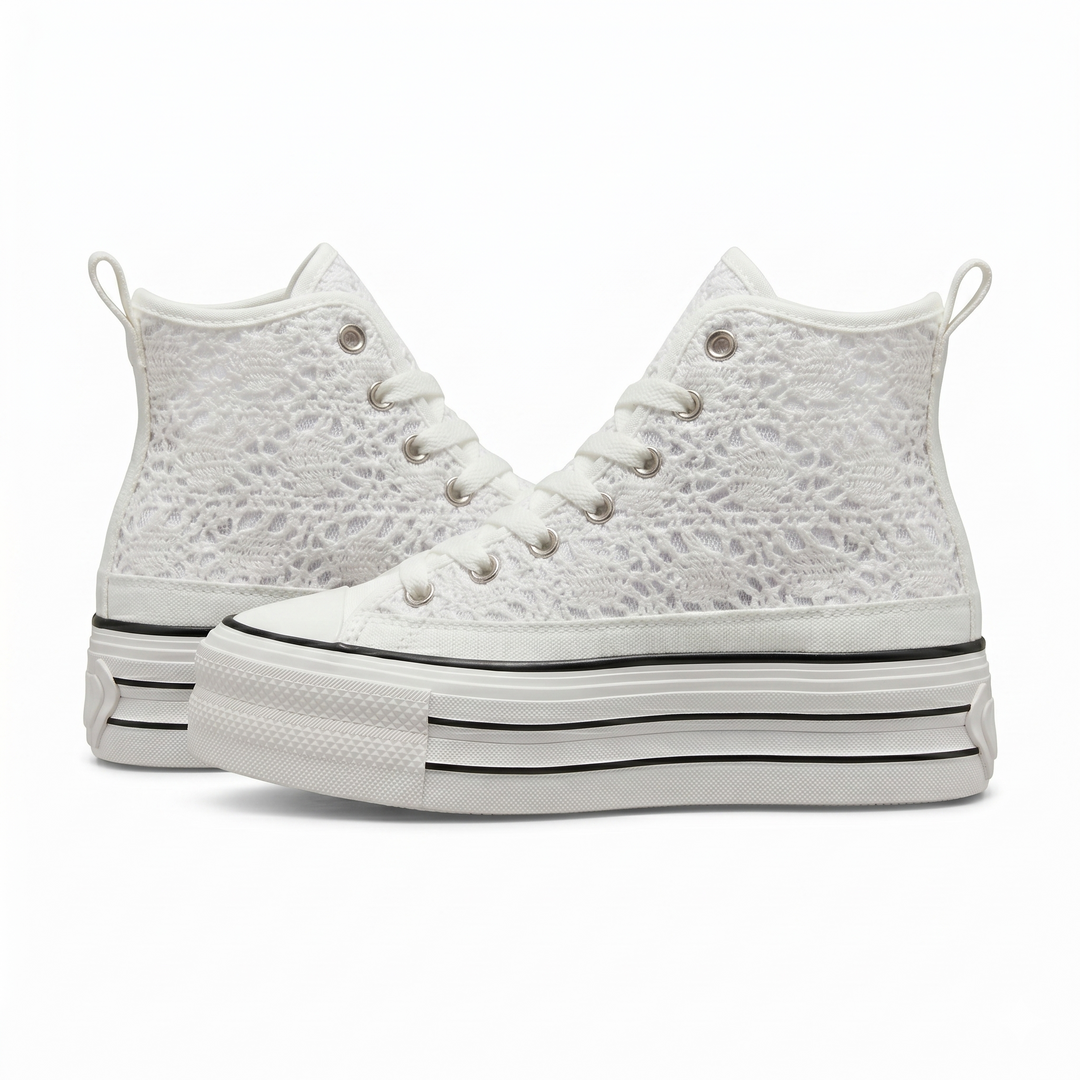 Luna Lace Platform Sneakers