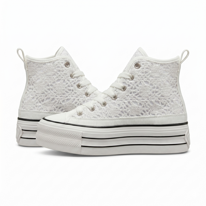 Luna Lace Platform Sneakers